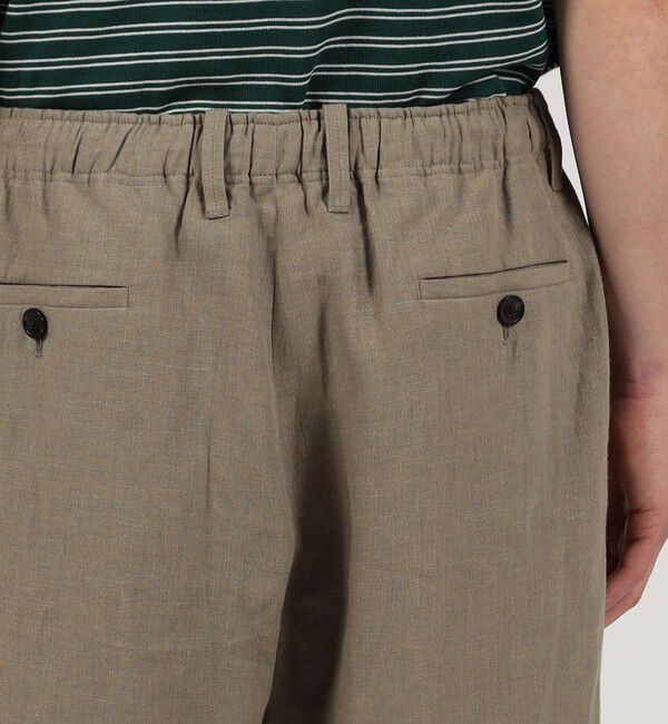 TOMORROWLAND MENS「ベルジャンリネン ワイドテーパードイージーパンツ LIBECO」|その他|