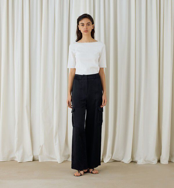 DES PRES「ハイツイストドライコットン ハーフスリーブプルオーバー」|ニット・セーター|