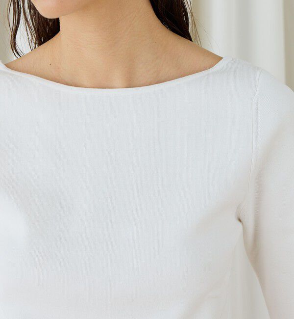 DES PRES「ハイツイストドライコットン ハーフスリーブプルオーバー」|ニット・セーター|