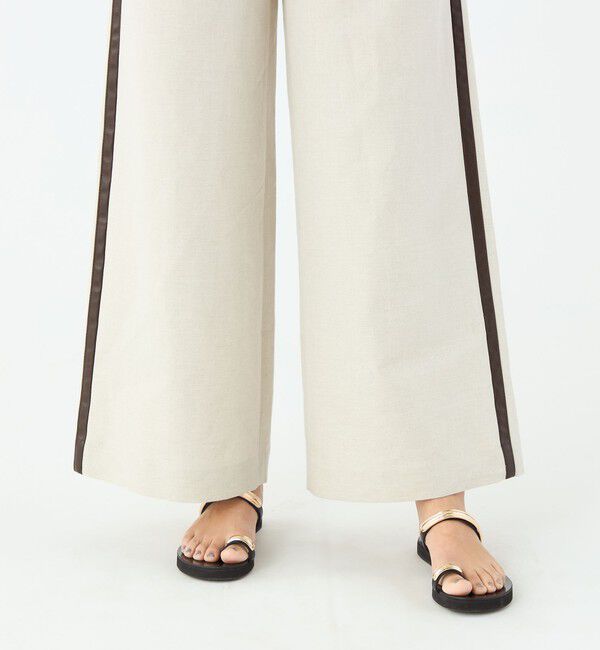 MACPHEE「タイニーヘリンボーン ハイウエストパンツ」|その他|