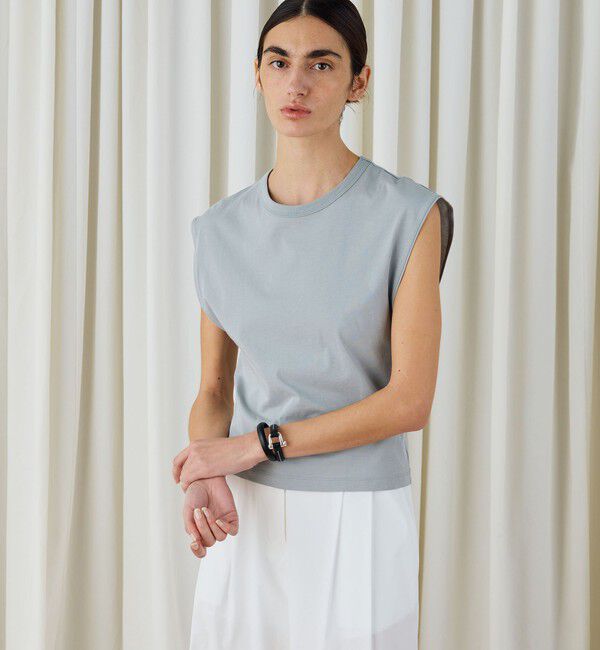 DES PRES「プレーンジャージー フレンチスリーブプルオーバー」|Tシャツ・カットソー|