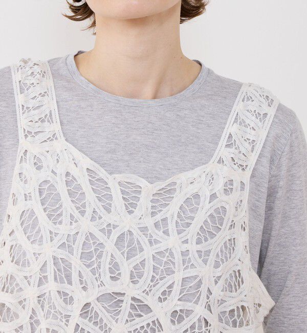 GALERIE VIE「バテンレース ベスト」|ベスト・ジレ|