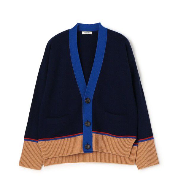 MACPHEE「NZ LAMBS Vネックカーディガン」|カーディガン|