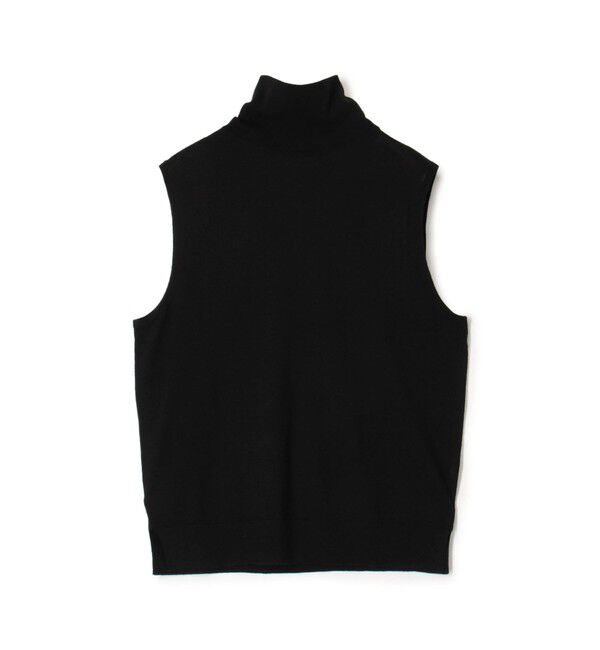 DES PRES「ウーステッドウール ノースリーブプルオーバー」|ニット・セーター|19 ブラック