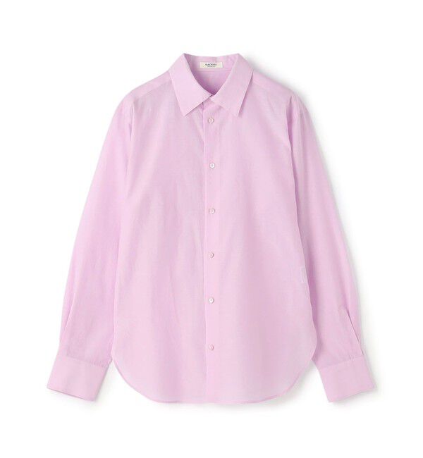 MACPHEE「コットンシルクローン レギュラーカラーシャツ」|シャツ・ブラウス|71 ライトパープル