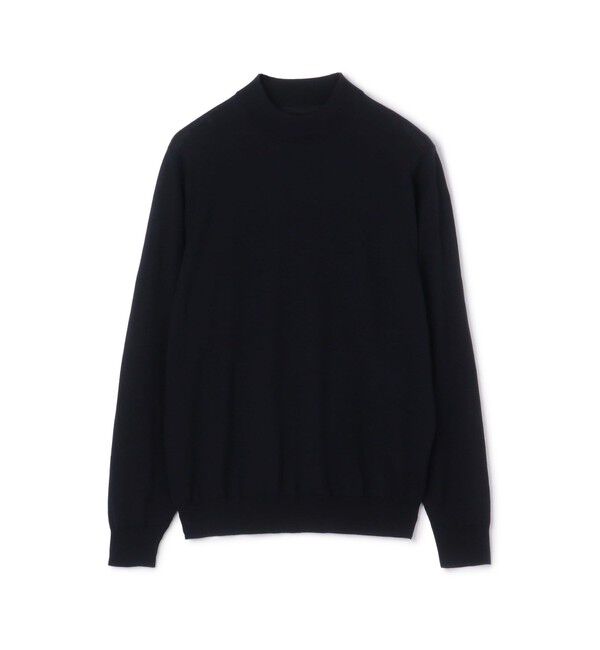 TOMORROWLAND MENS「TOMORROWLAND tricot スーパーファインメリノウール モックネックプルオーバー S-WOOL」|ニット・セーター|69 ネイビー