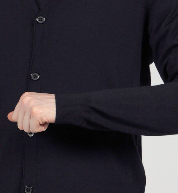 TOMORROWLAND MENS「TOMORROWLAND tricot スーパーファインメリノウール Vネックカーディガン S-WOOL」|カーディガン|