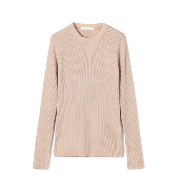 GALERIE VIE「プルミエールウールリブ クルーネックプルオーバー」|ニット・セーター|31 ライトピンク