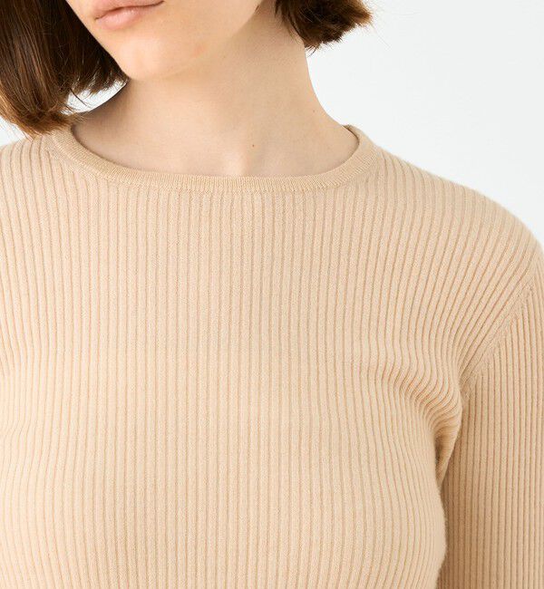 Ballsey「ストレッチカシミヤ ボールネックプルオーバー」|ニット・セーター|