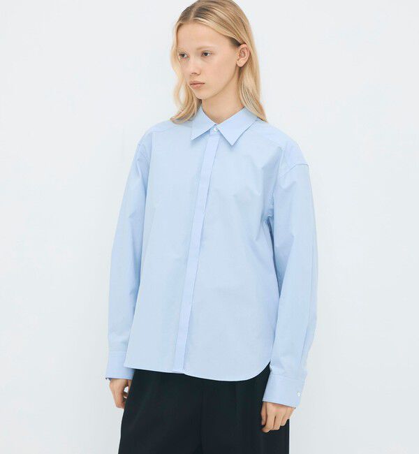 CABaN「コットンハイカウントタイプライター バックタックシャツ」|シャツ・ブラウス|