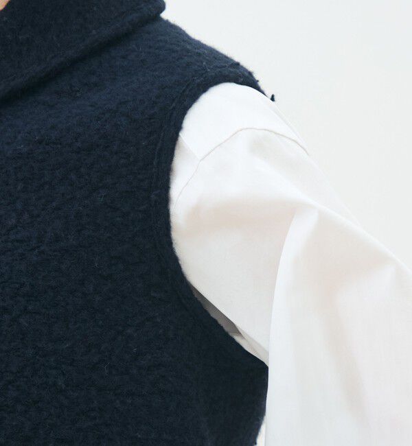 TOMORROWLAND collection「シープニット ショールカラージレ」|ベスト・ジレ|