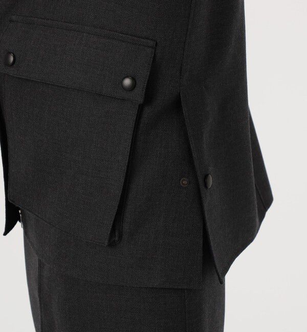 DES PRES「ダブルフェイスツイル ジレブルゾン」|ダウンベスト・ベスト|