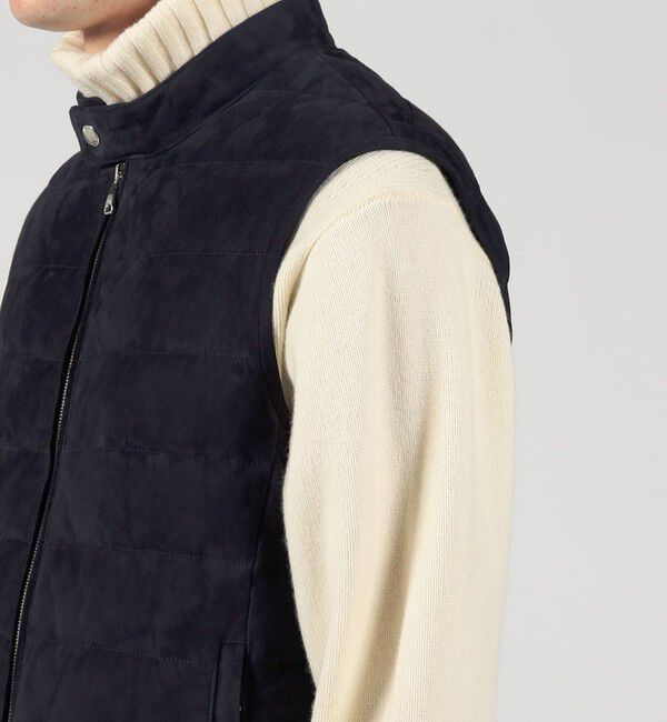 TOMORROWLAND MENS「【別注】EMMETI JURI スエード ダウンベスト」|ダウンベスト・ベスト|