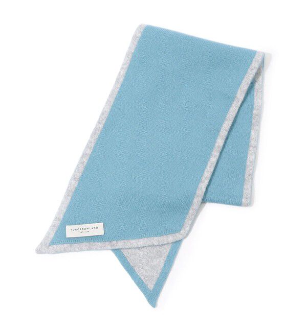 TOMORROWLAND GOODS「TOMORROWLAND カシミヤ ニットストール」|マフラー|66 ブルー系