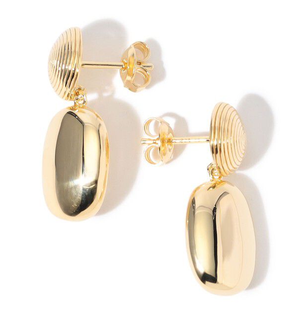 TOMORROWLAND GOODS「LIE STUDIO THE CARLA ゴールドピアス」|ピアス|91 ゴールド