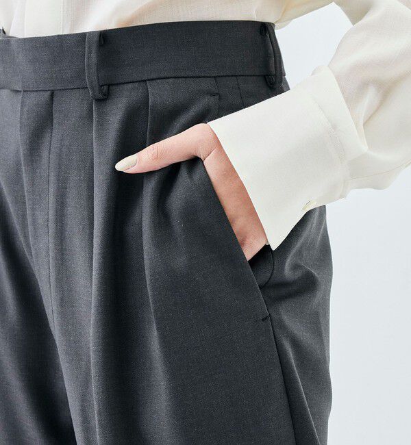 Edition「ドライツイル スラックスパンツ」|スラックス|