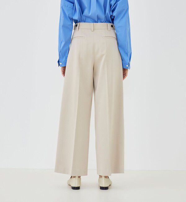 GALERIE VIE「コットンウールギャバジン ラウンドシルエットパンツ」|その他|