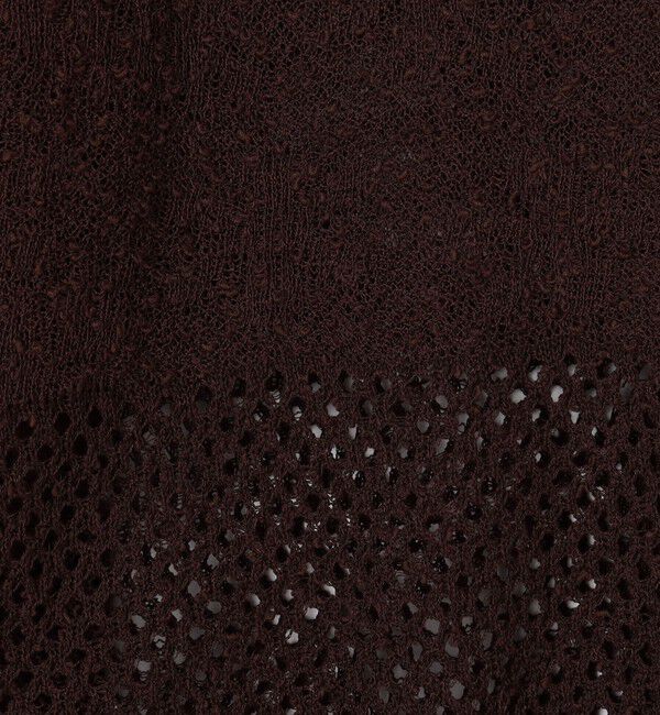 MACPHEE「レーシーニット ボートネックプルオーバー」|ニット・セーター|