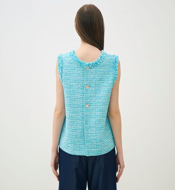 TOMORROWLAND collection「【WEB先行予約】クレールファンシー フロンタブルベスト」|ベスト・ジレ|