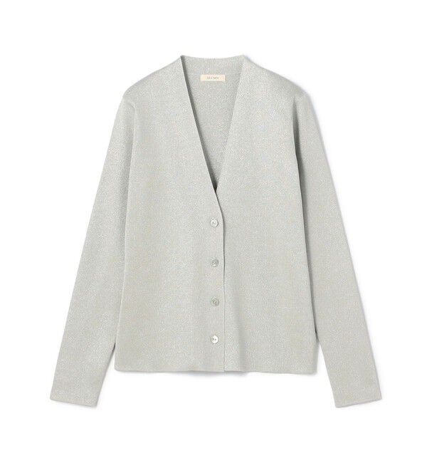 DES PRES「ハイツイストシルクストレッチ Vネックカーディガン」|カーディガン|52 ライトグリーン系