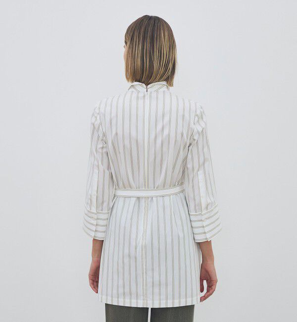 DES PRES「コンパクトコットン ウィングカラーチュニックブラウス」|ワンピース|