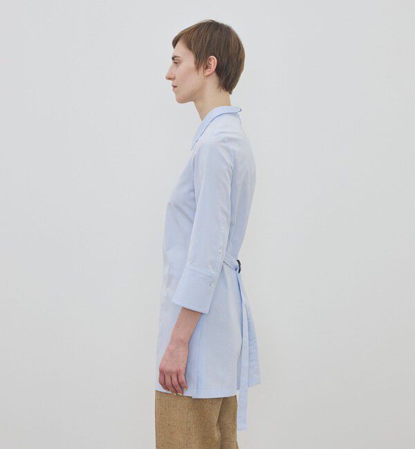 DES PRES「コンパクトコットン ウィングカラーチュニックブラウス」|ワンピース|