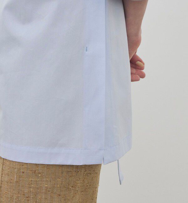 DES PRES「コンパクトコットン ウィングカラーチュニックブラウス」|ワンピース|