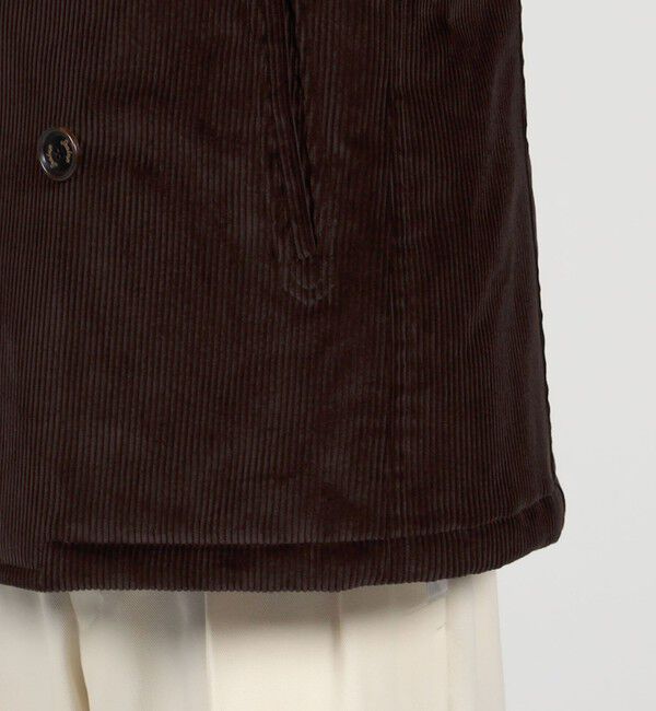 TOMORROWLAND BUYING WEAR「Sealup コットンコーデュロイ Pコート」|ピーコート|