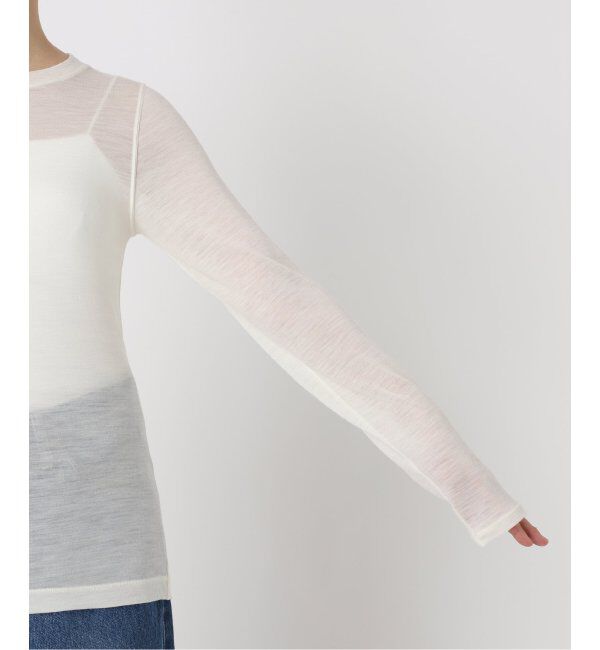 EMILYWEEK「スーパーウール クルーネックシアープルオーバー」|Tシャツ・カットソー|