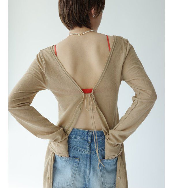 EMILYWEEK「2WAY シアーカーディガン」|カーディガン|ベージュ