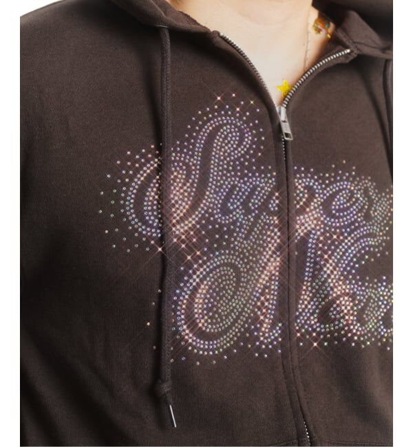 JOINT WORKS「Super Nova by Skin別注 Rhinestone Zip Hoodie」|パーカー|
