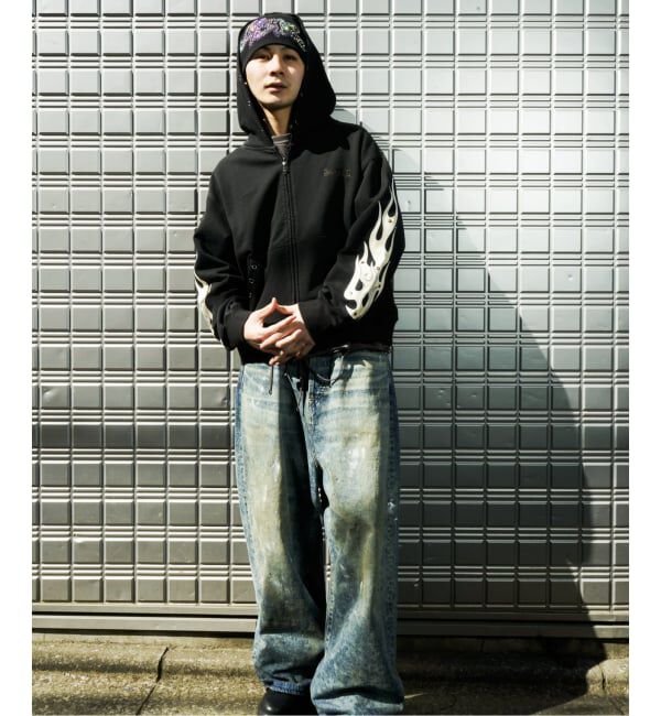 JOINT WORKS「SUPPLIER / サプライヤー Fire Tribal Patch Zip Hoodie」|パーカー|