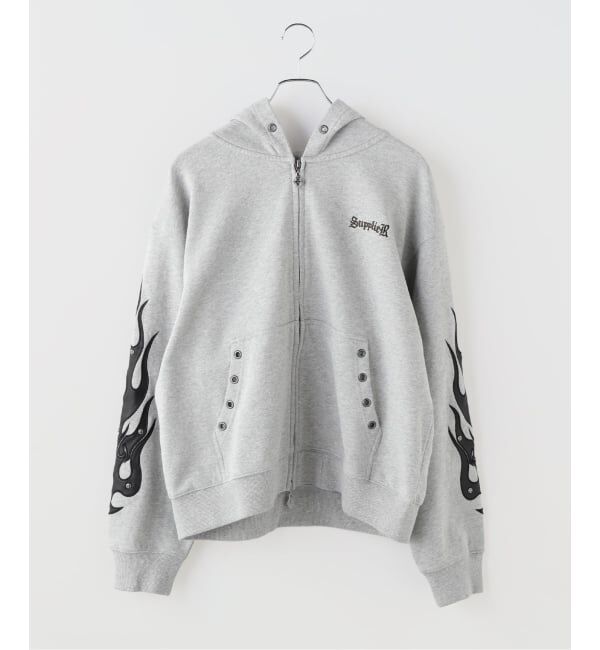 JOINT WORKS「SUPPLIER / サプライヤー Fire Tribal Patch Zip Hoodie」|パーカー|