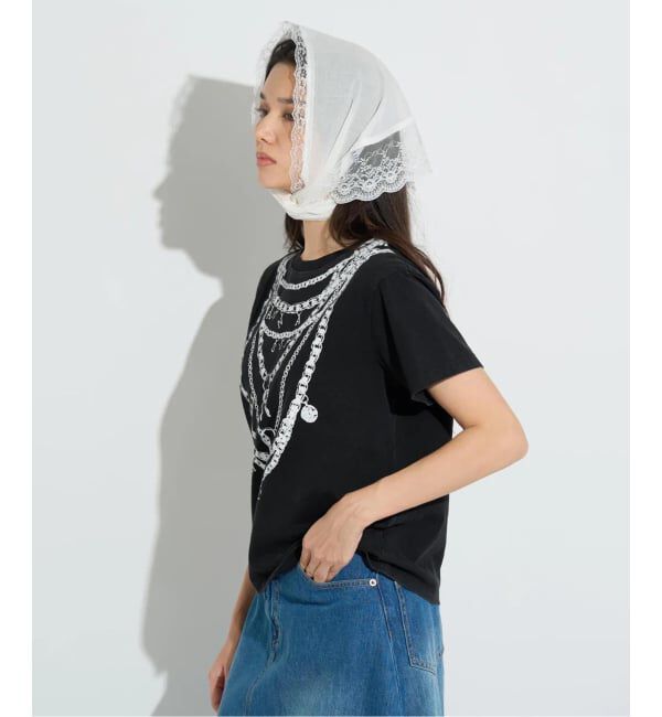 JOINT WORKS「ANNA SUI NYC / アナスイエヌワイシー フェイクアクセサリープリントTシャツ」|Tシャツ・カットソー|