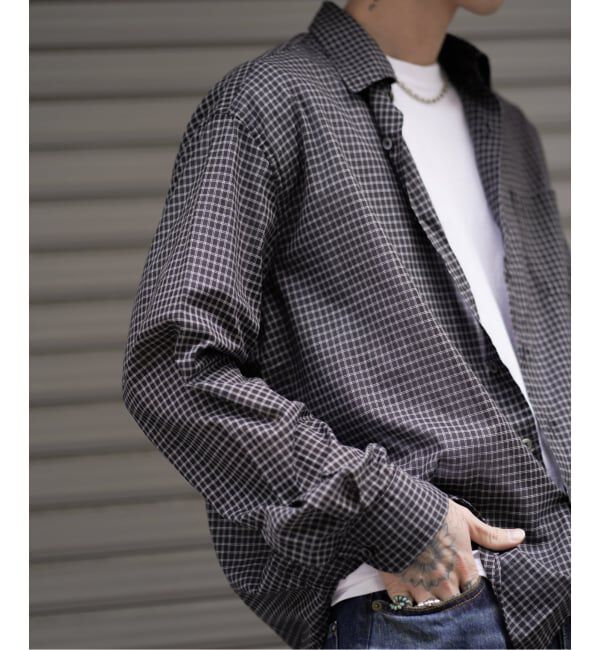 JOINT WORKS「シアー チェック シャツ / SHEER CHECK SHIRTS」|シャツ・ブラウス|