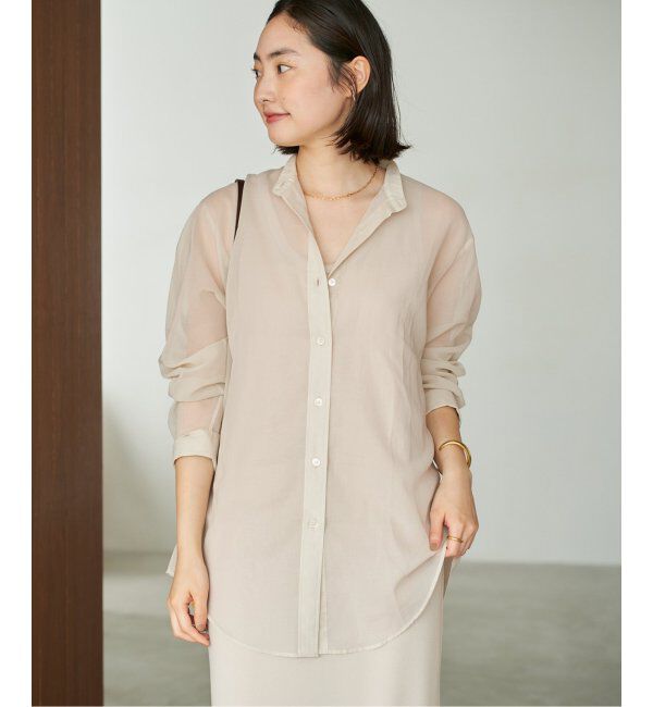 Plage「organdy sheer シャツ」|シャツ・ブラウス|