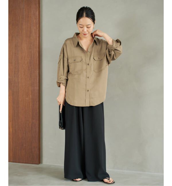 Plage「《追加》Dry Twill Relax パンツ 2」|スラックス|