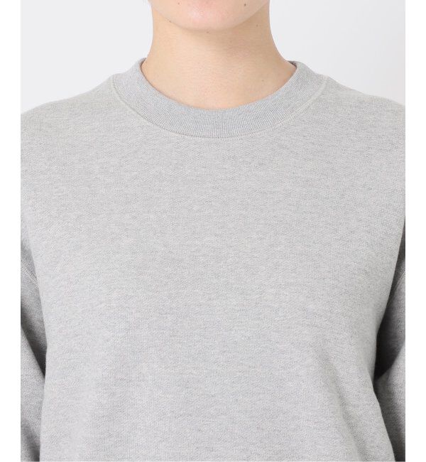 IENA「《追加2》コットン 裏毛クロップドプルオーバー」|スウェット・ジャージ|