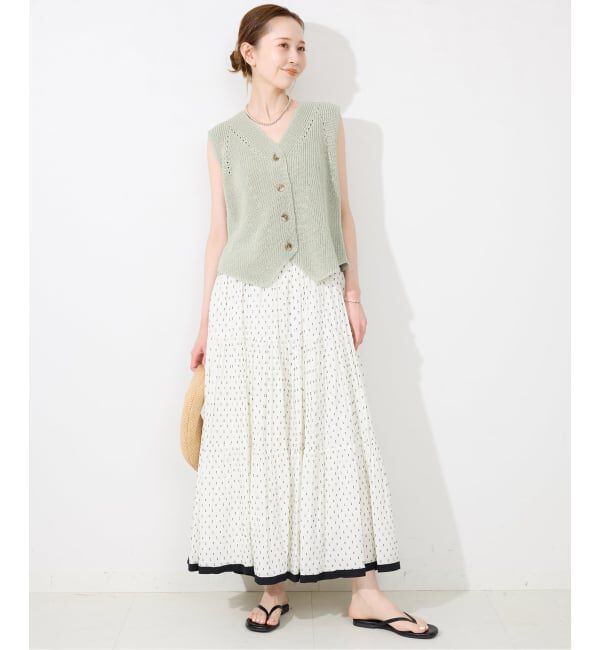 SLOBE IENA「《追加》ニットジレ」|ニット・セーター|