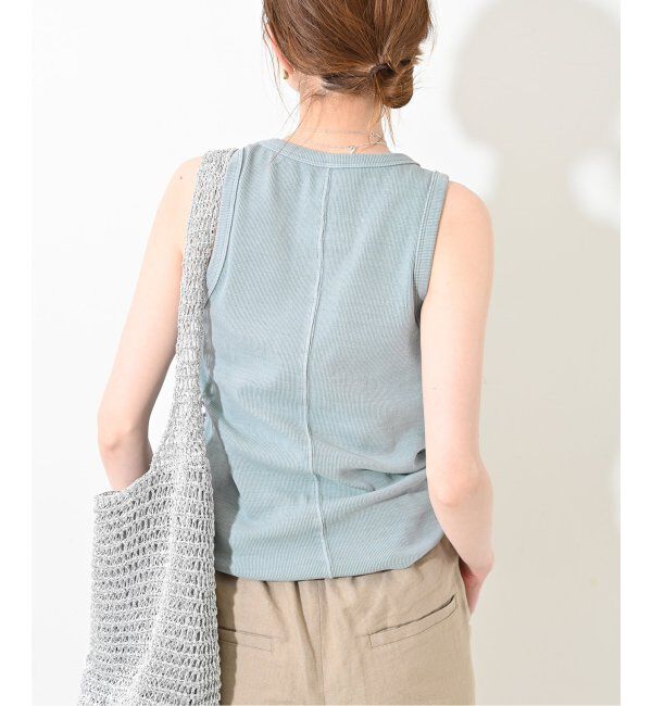 SLOBE IENA「《追加》コットンテレコアメスリ」|タンクトップ|