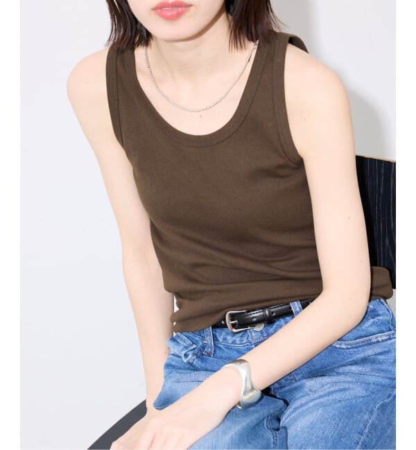 SLOBE IENA「《追加2》basic タンクトップ」|タンクトップ|