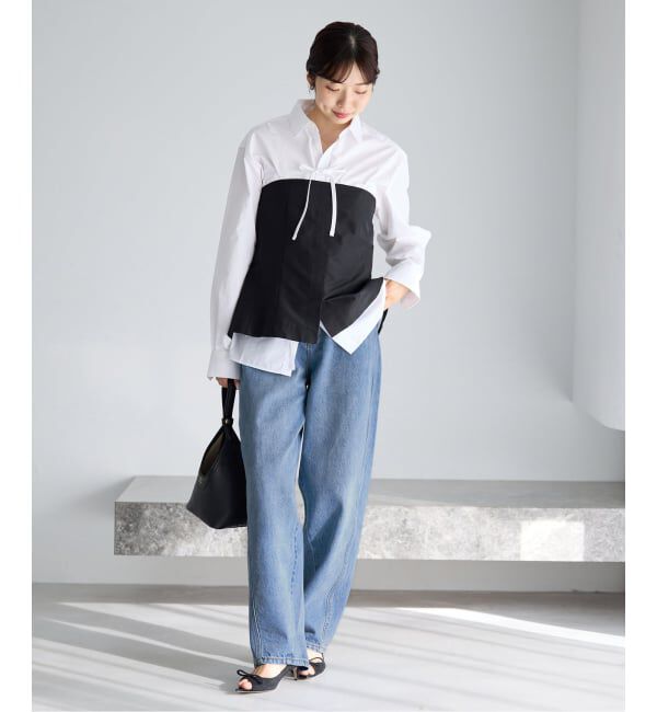 IENA「《追加2》カーブシルエットデニム」|デニム|