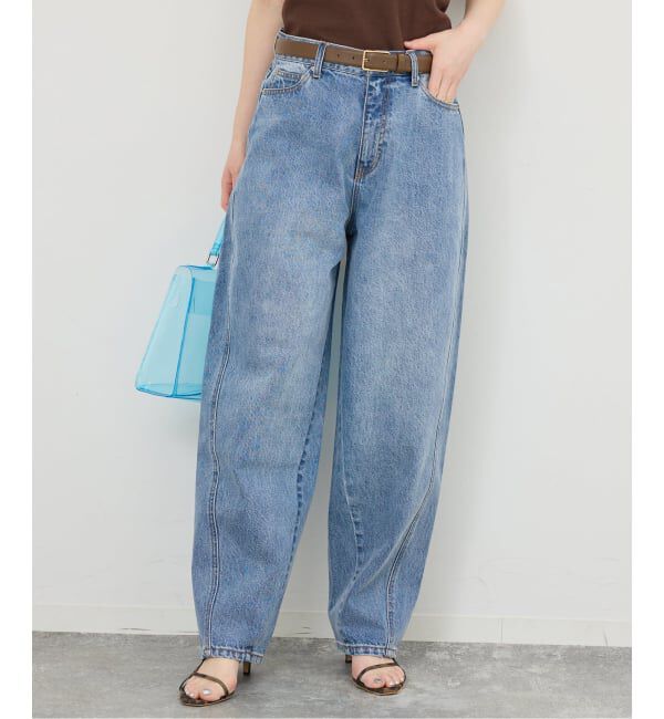 IENA「《追加2》カーブシルエットデニム」|デニム|