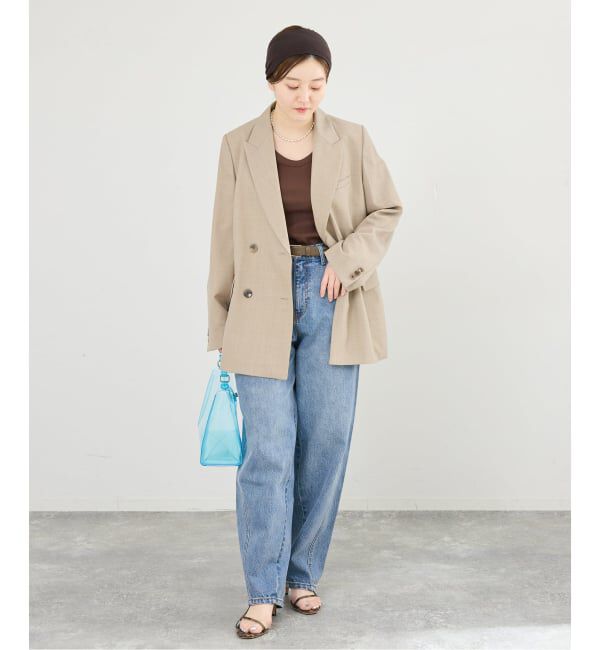 IENA「《追加2》カーブシルエットデニム」|デニム|