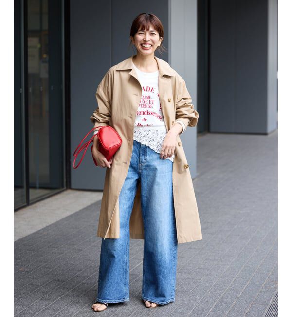 IENA「撥水ステンカラーコート」|ステンカラーコート|