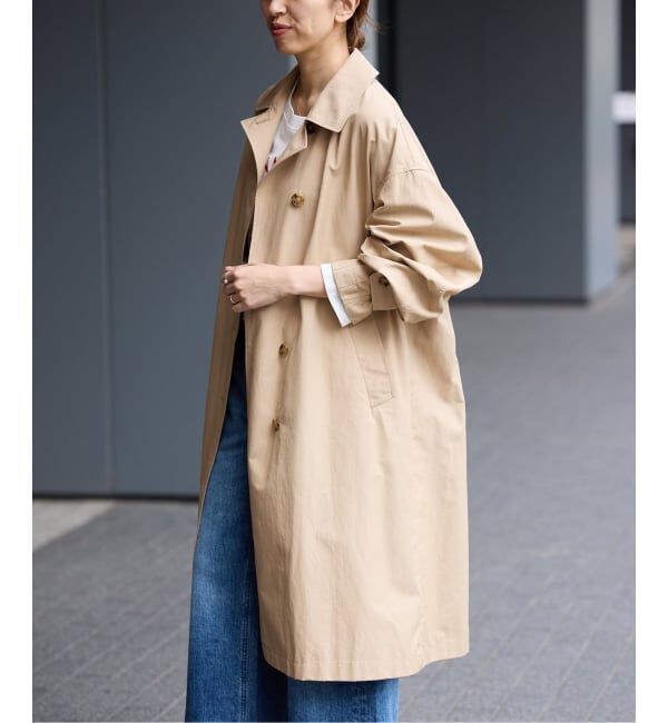 IENA「撥水ステンカラーコート」|ステンカラーコート|