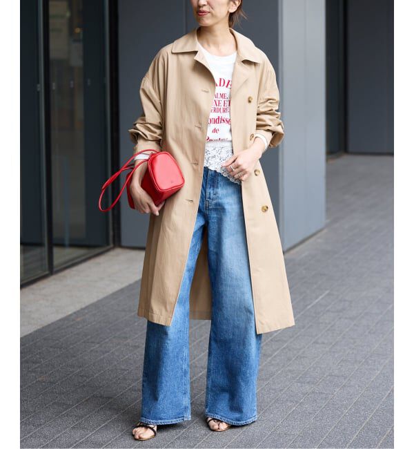 IENA「撥水ステンカラーコート」|ステンカラーコート|