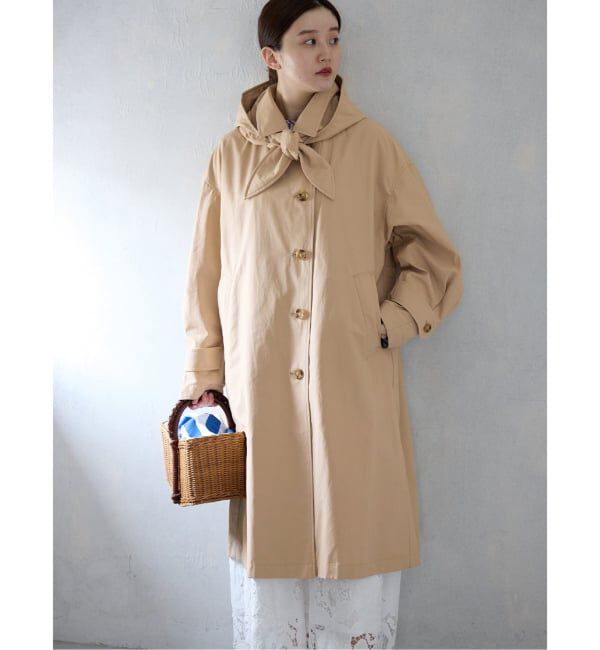 IENA「撥水ステンカラーコート」|ステンカラーコート|