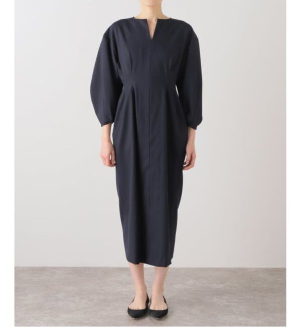 VERMEIL par iena「《追加4》P/Ry ウエストシェイプワンピース」|ワンピース|