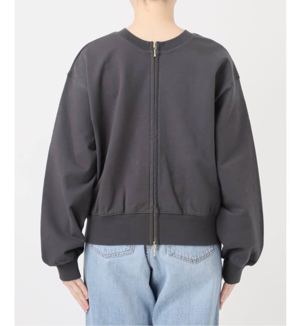 IENA「《追加》ジップオープン2WAYスウェットプルオーバー」|スウェット・ジャージ|